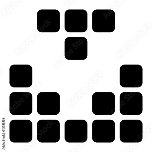 tetris glyph icon