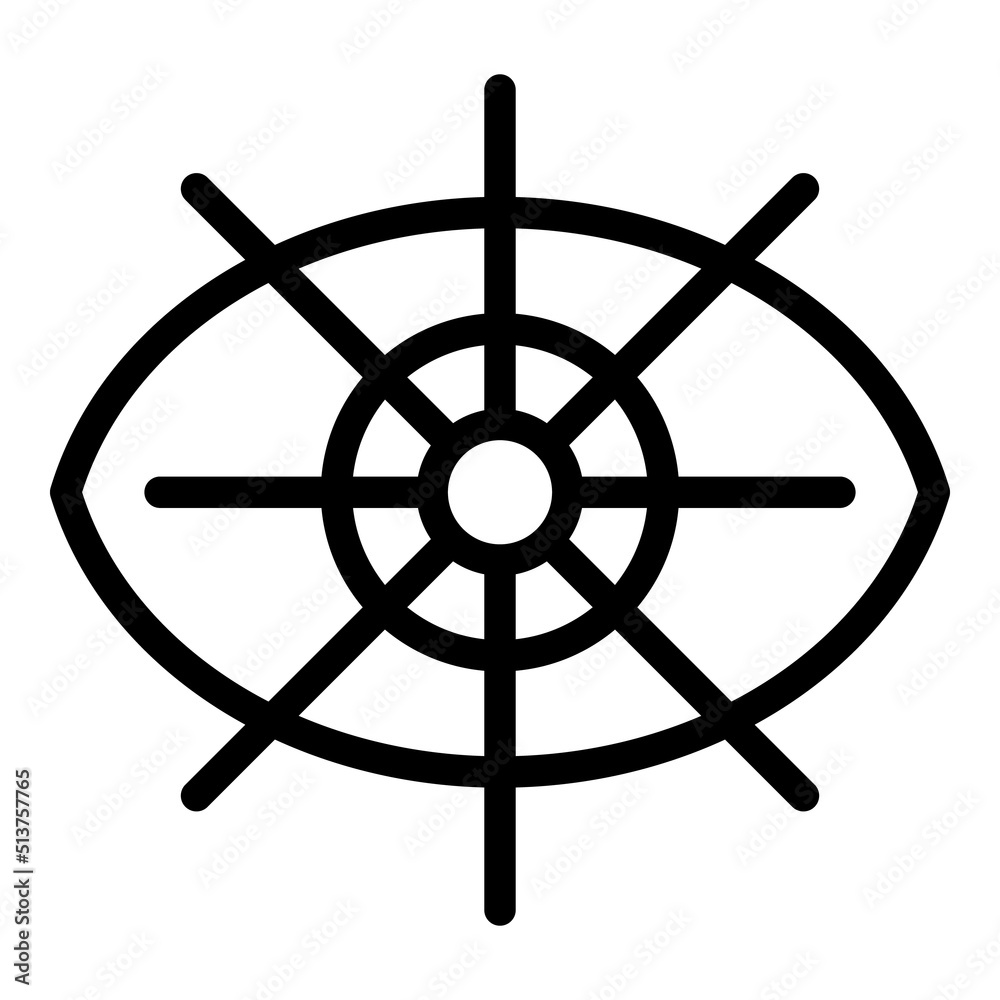 Laser correction icon outline vector. Eye drop. Lens test Laser correction icon outline vector. Eye drop. Lens test