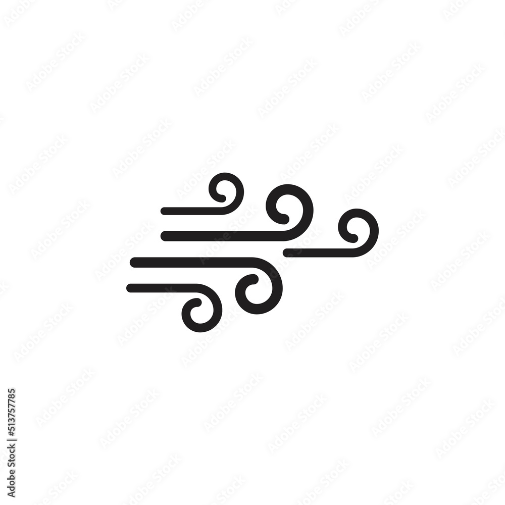 Wind icon vector illustration design Wind icon vector illustration design