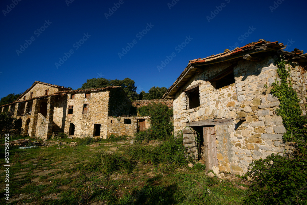 Mas del Pairé.Serra de Bestracà.Garrotxa. Girona..Catalunya.España.