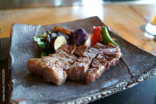 Beef Steak by Japanese Chef