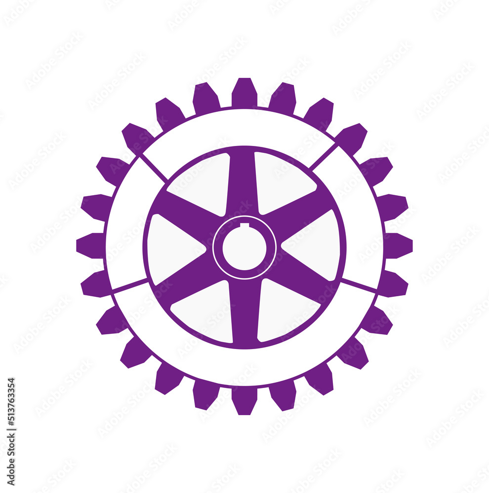 Rotary club wheel