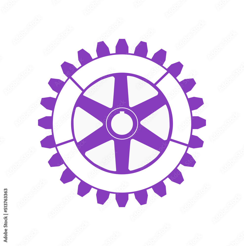 Rotary club wheel