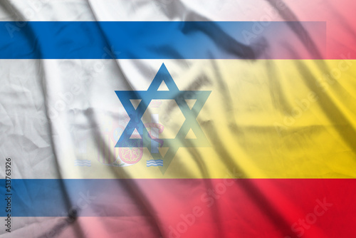 Israel and Spain government flag international contract ESP ISR