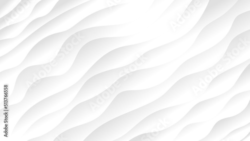 White texture Line surface. gray abstract pattern. wave wavy nature geometric modern. on white background on rectangle. vector illustration © MarySan