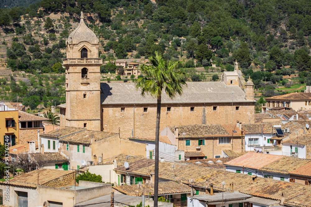 iglesia de de Sant Mateu, Bunyola, Mallorca, balearic islands, Spain