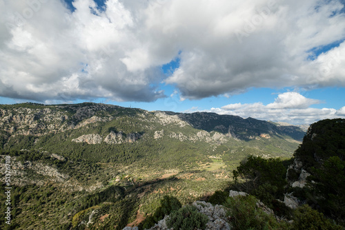 Sierra de Alfabia, 1067 meters, facilities of Abertis Telecom, Retevision, Tradia, Center Issuer of Alfabia, Comuna de Bunyola, communal land, Bunyola, Mallorca, balearic islands, spain, europe photo