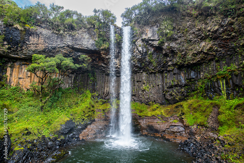 Chania waterfalls, Aberdare National Park, Kenya photo