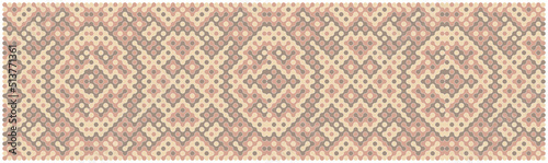 Multicolor truchet tiling connections illustration