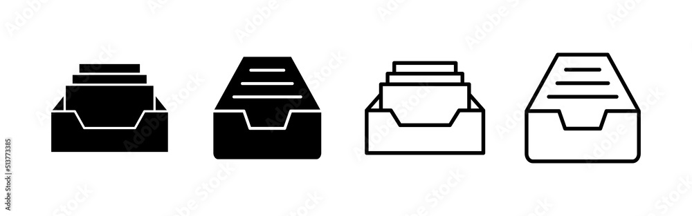 Archive folders icon vector. Document vector icon. Archive storage icon. Archive folders icon vector. Document vector icon. Archive storage icon.