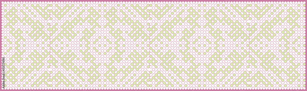 Multicolor truchet tiling connections illustration Multicolor truchet tiling connections illustration