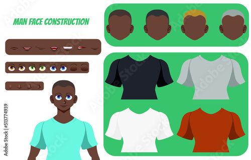 Man Face Construction