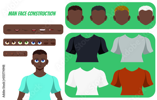 Man Face Construction