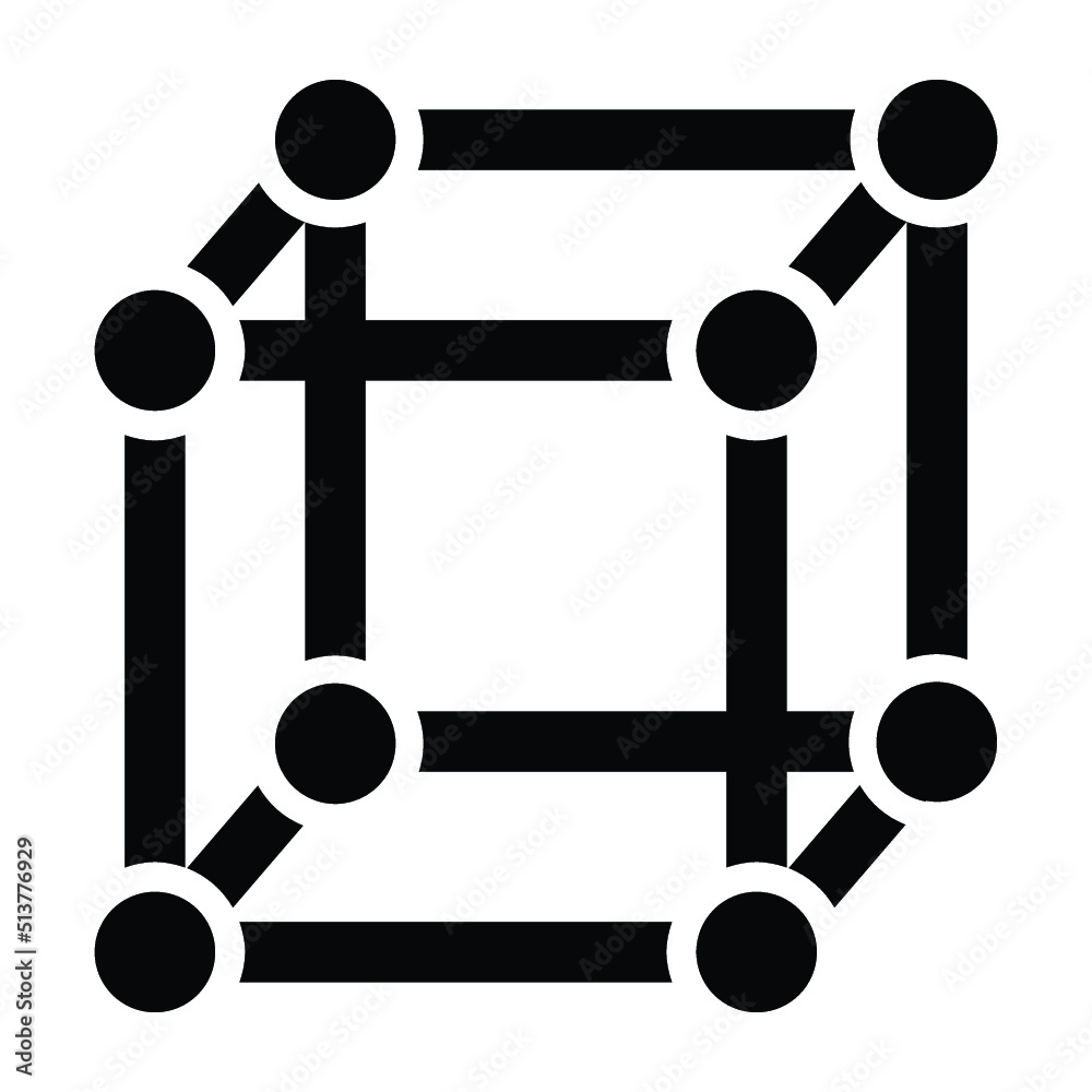 Cube Math Icon Cube Math Icon