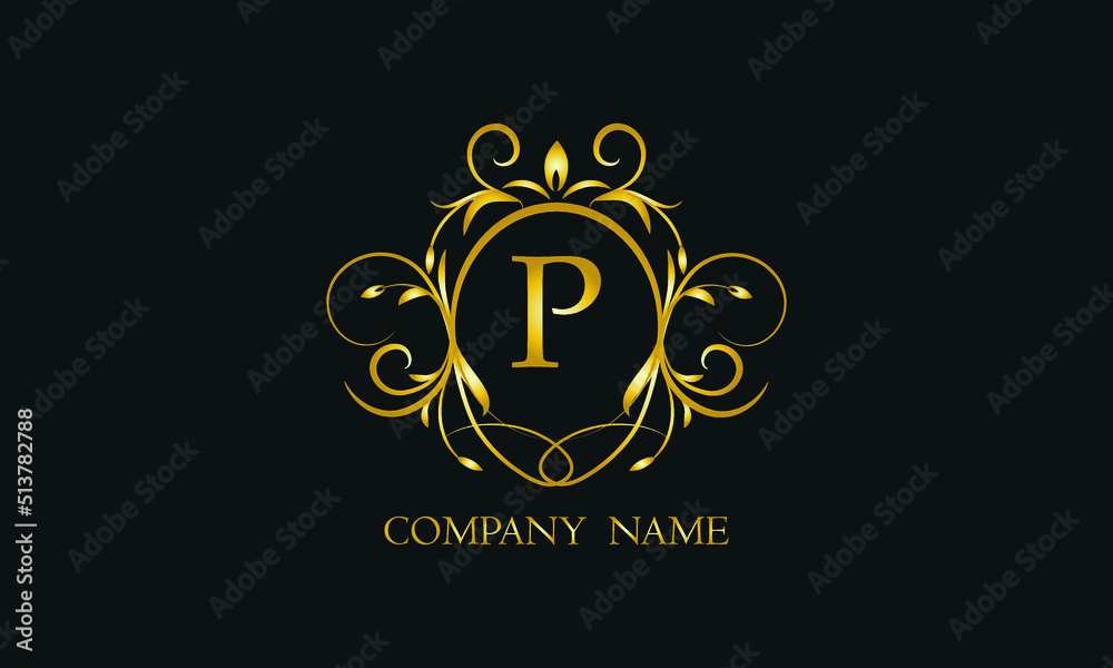 Creative monogram, icon with letter P. Logo design for your business, restaurant, invitation, label. Creative monogram, icon with letter P. Logo design for your business, restaurant, invitation, label.