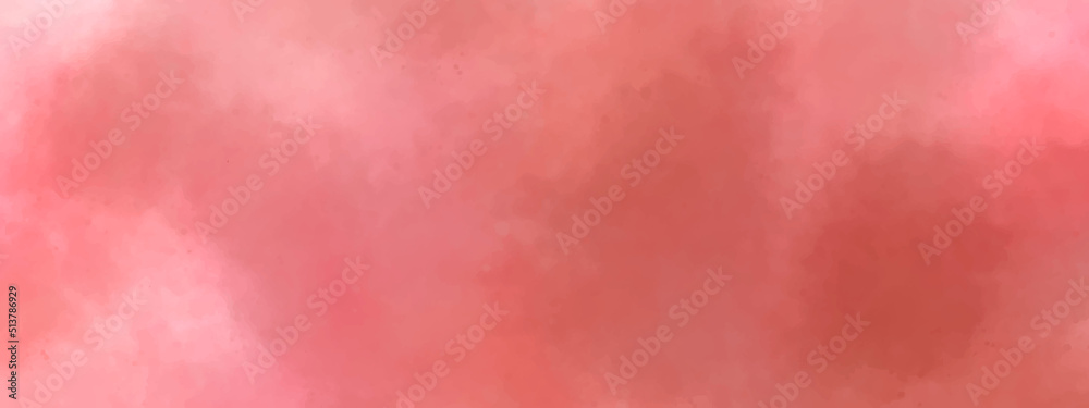 Abstract pastel watercolor background. Watercolor pink clouds. brown metal texture. Pink watercolor abstraction background. Shiny abstract golden and brown metal texture vector background. 