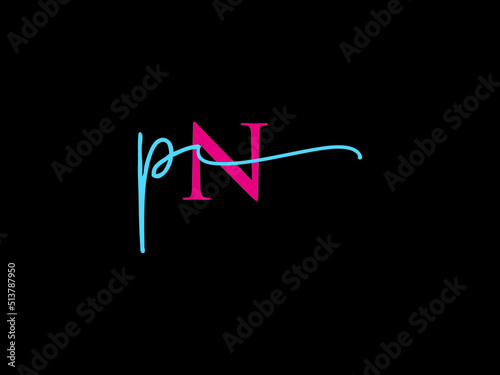 Premium PN Signature Logo, Signature Pn np Logo Letter Vector Image Design For Your Luxury Fashion Shop or Any Type Of Business