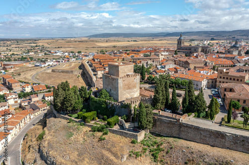 Castle of the town of Ciudad Rodrigo in the province of Salamanca photo