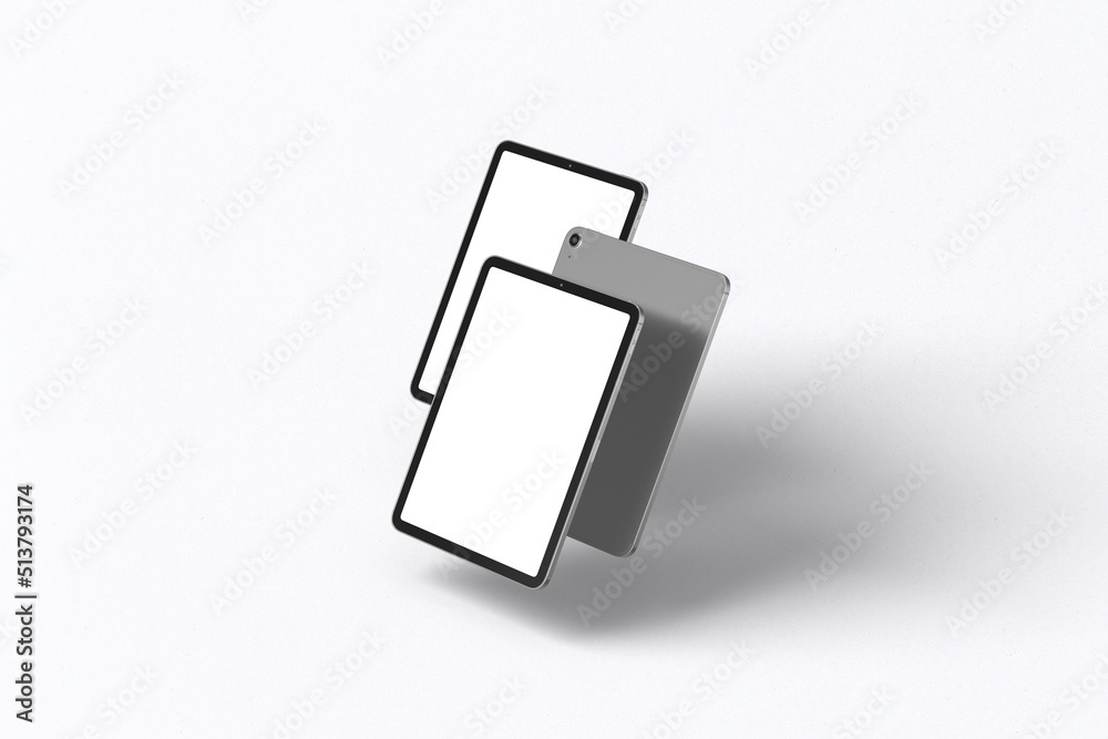 Tablet mockup on minimal background. Modern tablet display mockup scene. Tablet with empty screen. Photo mockup with clipping path. Tablet mockup on minimal background. Modern tablet display mockup scene. Tablet with empty screen. Photo mockup with clipping path.