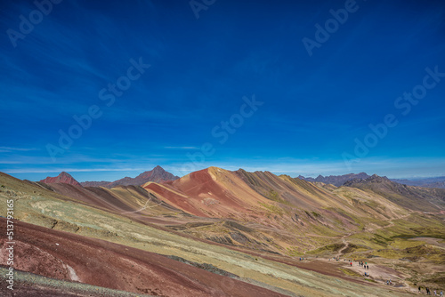 Mountain of the seven colors in cusco, peru