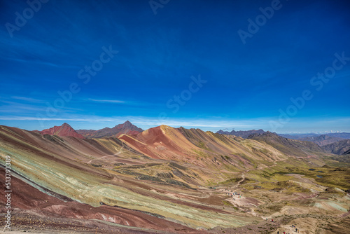 Mountain of the seven colors in cusco, peru