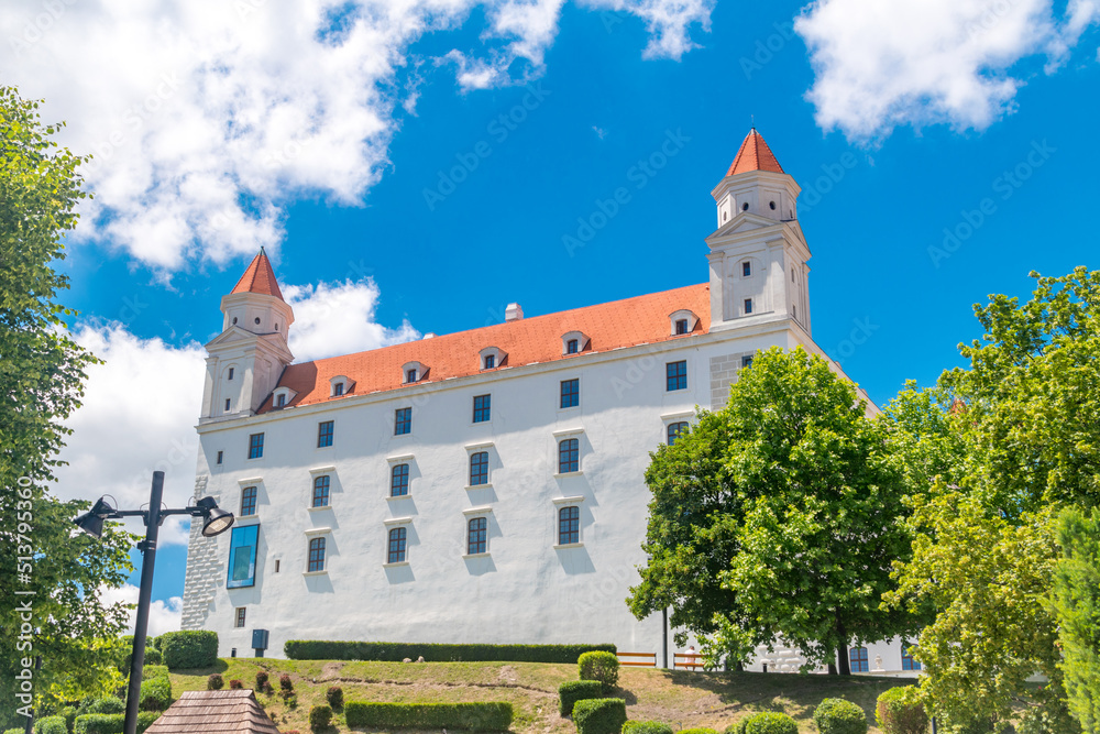 Main castle of Bratislava, the capital of Slovakia.