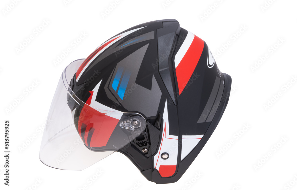 Fototapeta premium motorcycle helmet isolated