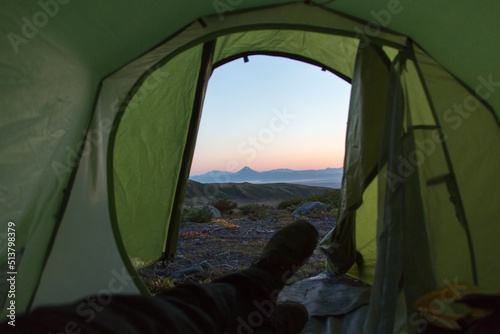 Zelten auf Kamtschatka