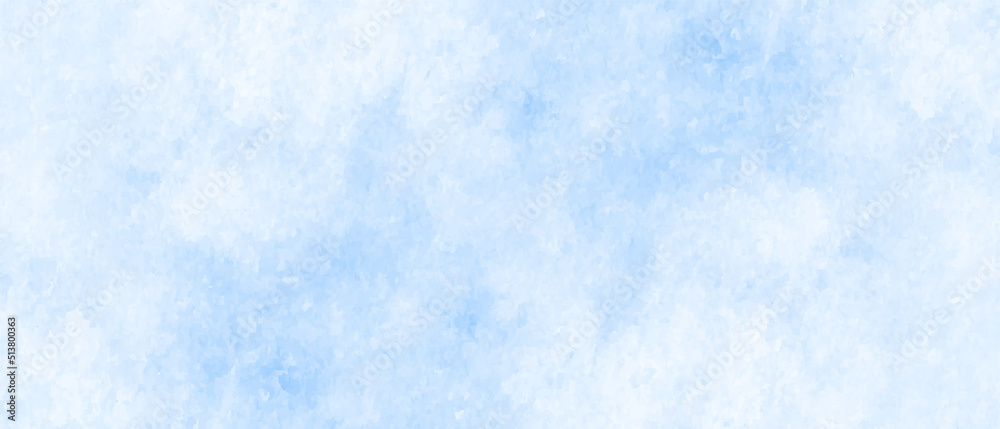 Abstract sky blue paper texture with clouds, beautiful and colorful sky blue watercolor background used for wallpaper, banner, design, painting, arts, printing and decoration.