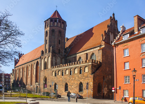 Basilica of St. Nicholas Dominican in Gdansk, Poland