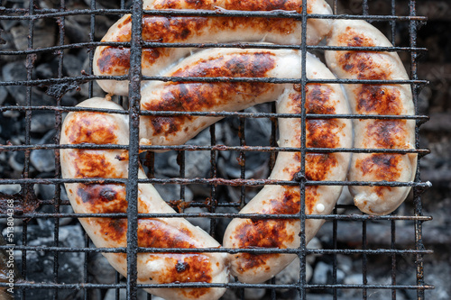 Spicy marinated sausages gr...