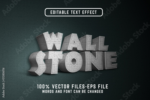 Vector Text Effect Editable