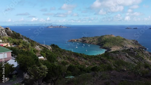 Saint Barth Drone View photo