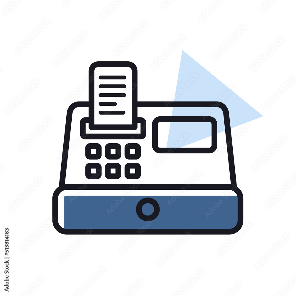 Cash machine vector flat icon