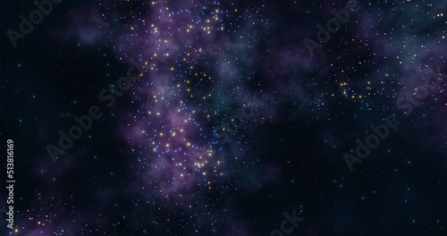 Fototapeta Naklejka Na Ścianę i Meble -  Nebula background. Galaxy in the universe. 3d rendering.
