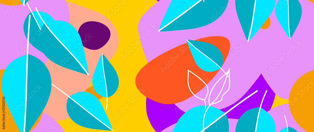 Bold Pattern Tropical Leaf Jungle Modern Motif Bold Pattern Tropical Leaf Jungle Modern Motif