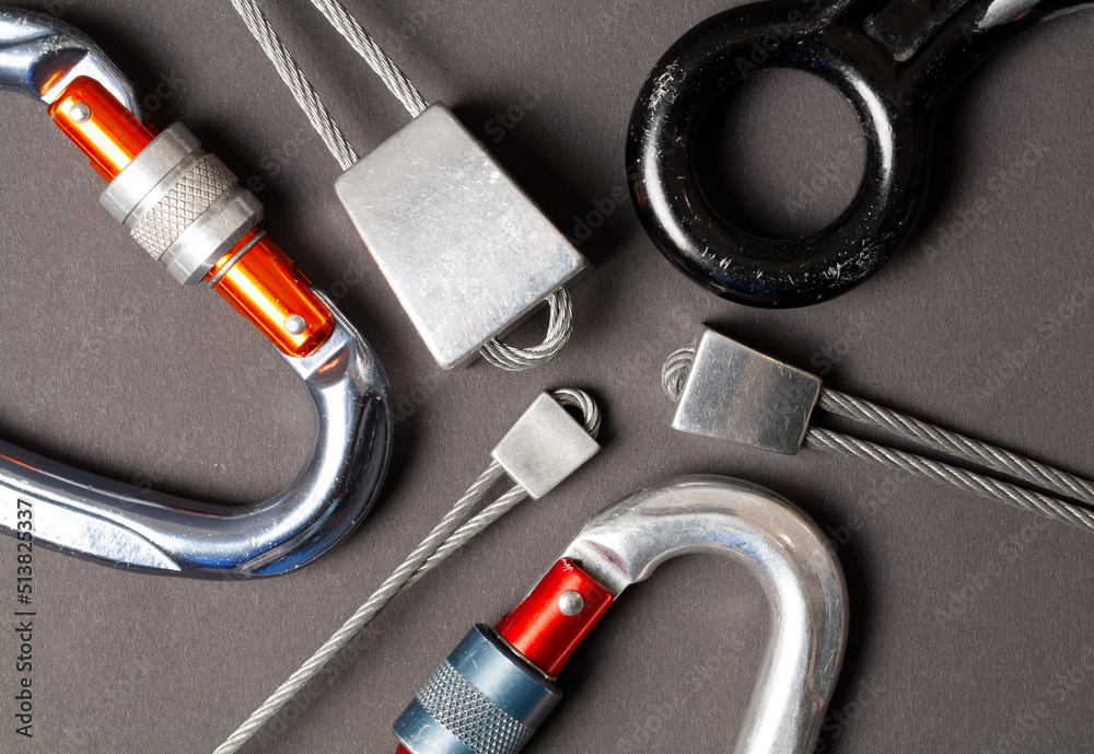 close up climbing material
climbing equipment used
close up climbing material
climbing equipment used