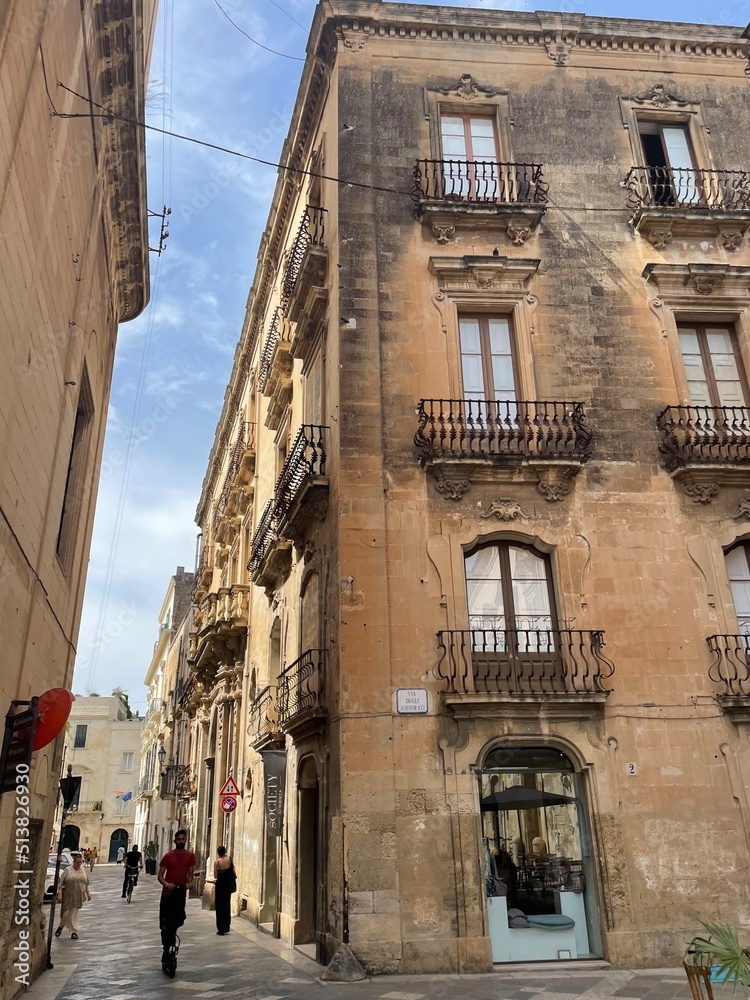 Balconies in Lecce