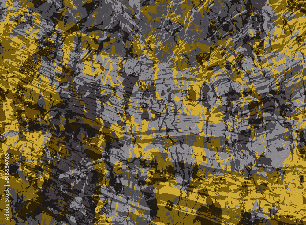 Obraz premium Grunge old paint vector background design. Hand painting imitation.