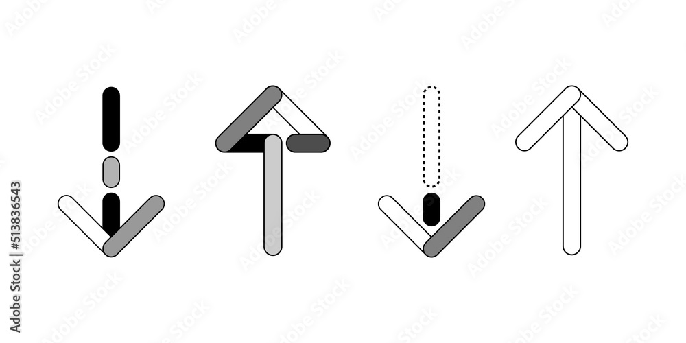 Set arrow icon. Set of flat icons, signs, symbols arrow for interface design, web design, apps and more. Set arrow icon. Set of flat icons, signs, symbols arrow for interface design, web design, apps and more.