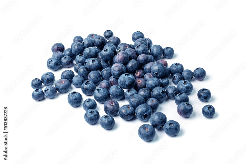 Blueberries, Huckleberry Isolated
