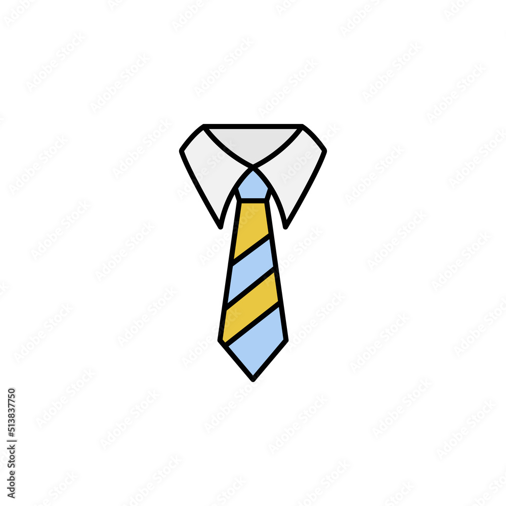 school, dress, tie, student line illustration. element of education illustration icons. Signs, symbols can be used for web, logo, mobile app, UI, UX school, dress, tie, student line illustration. element of education illustration icons. Signs, symbols can be used for web, logo, mobile app, UI, UX