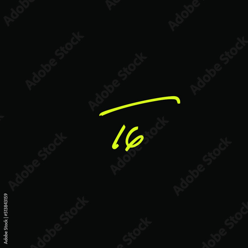 Initial Letter Tg handwriting logo hand drawn template vector