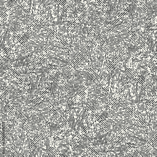 Wavy Ink Brush Stroke Textured Broken Striped Pattern