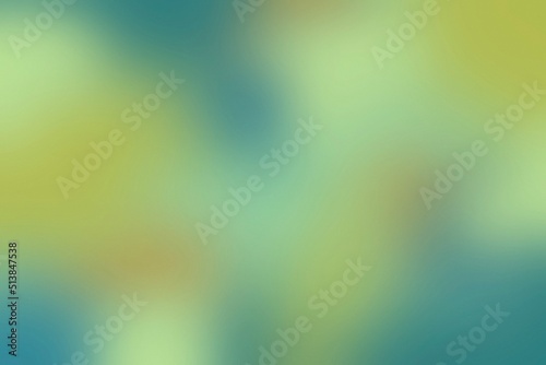 Luminescent colored light, soft gradient texture. Bright multicolored background in blue and yellow colors. Modern abstract design for wallpaper or poster. Glowing minimalistic texture.