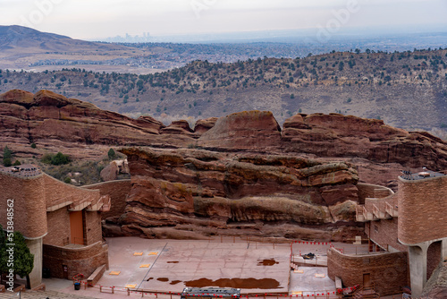 Red Rocks Park and Amphitheater in Denver, Colorado photo