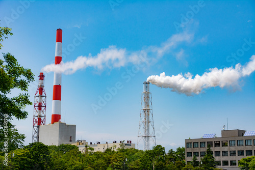 工場の煙突