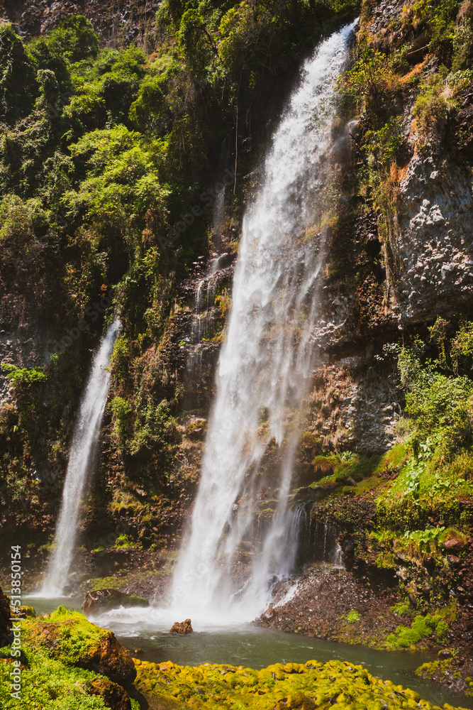 Fototapeta premium Big waterfall at the cannyon
