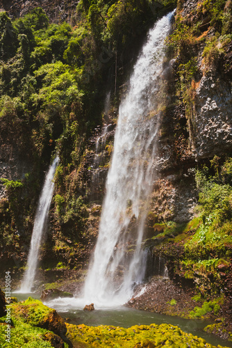 Big waterfall at the cannyon photo