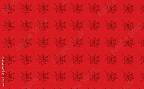 Red spider web wallpaper on red background